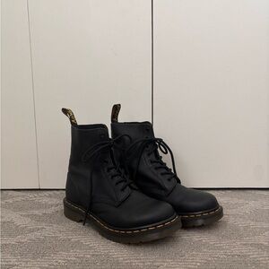 Dr. Martens Black Leather Boots